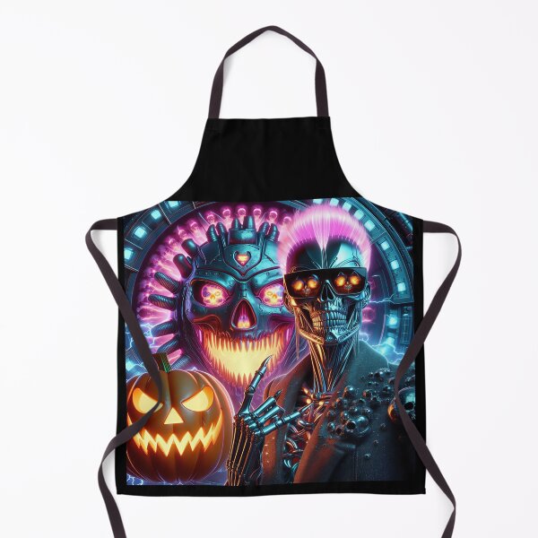 Item preview, Neon Industrial Cyberpunk Skull Horror designed and sold by Voodoo Store Paranormal Collections.