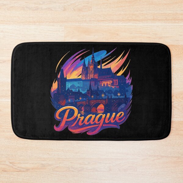 Item preview, Prague Praha City Czech Republic Silhouette Gift designed and sold by Pineapple-Tree.