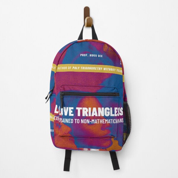 Item preview, Love Triangles: Explained to Non-Mathematicians – Retro Parody Book Cover by Prof. Hugo Dix designed and sold by Monkey Chéri Studio.