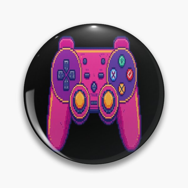 Artikelvorschau, Pixel Art Game Controller – Retro 8-Bit Gaming Design entworfen und verkauft von MODENESTY.