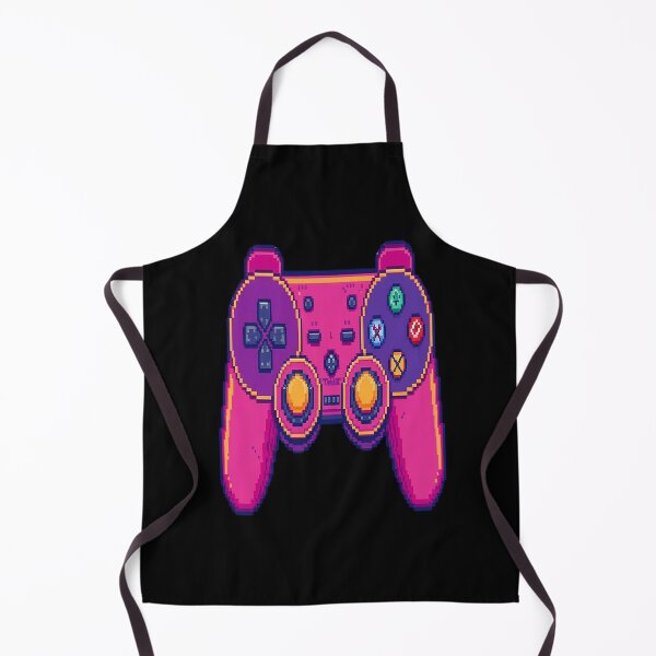 Aperçu de l'œuvre Manette de jeu Pixel Art – Design de jeu rétro 8 bits créée et vendue par MODENESTY.