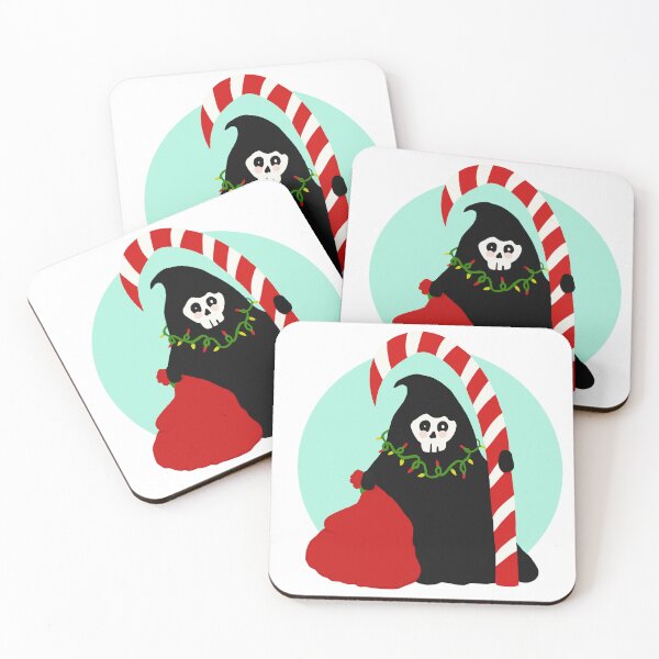 Item preview, Cute Grim Reaper Christmas designed and sold by Stephanie McRae.