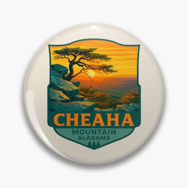 Item preview, Cheaha Mountain Vista – Alabama Vector Landscape designed and sold by Gideon Emmerich.