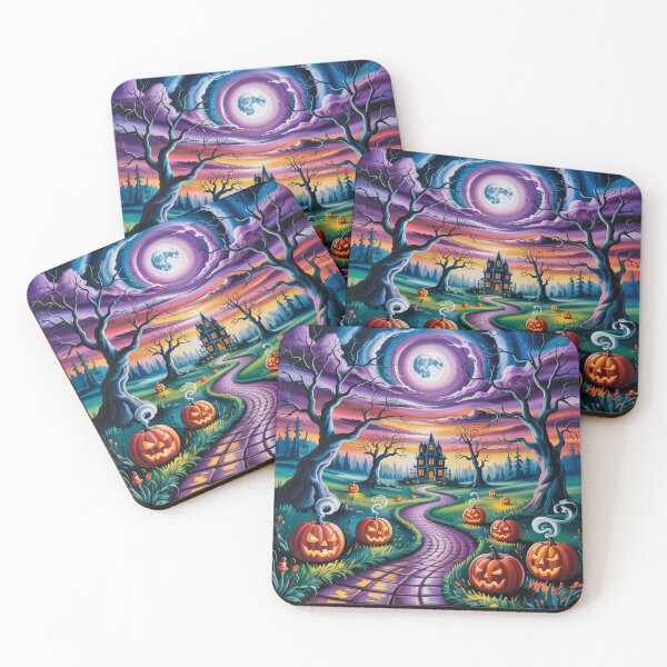 Item preview, А mystical Halloween landscape. designed and sold by Lilashakti ⭐️ ⭐️ ⭐️ ⭐️ ⭐️.