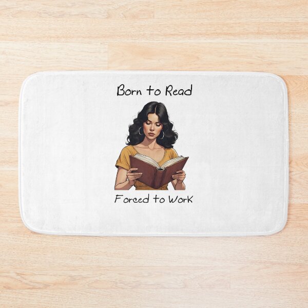 Item preview, Born To Read Forced To Work" Retro T-Shirt for Book Lovers designed and sold by store7azzouzi.