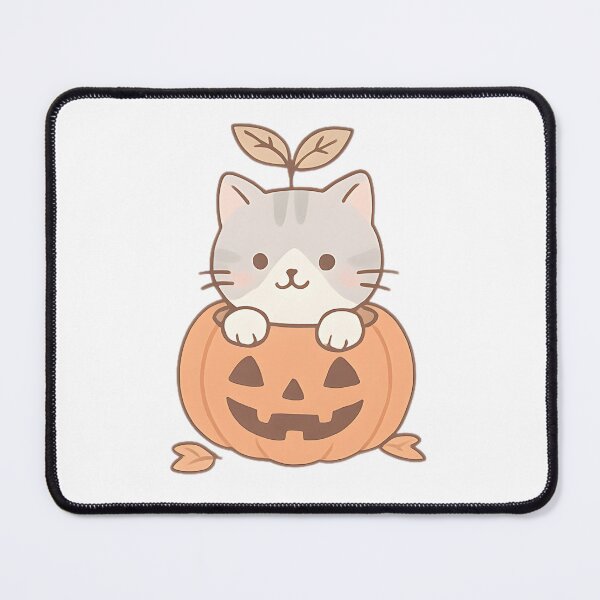 Item preview, Halloween Cute Cat in Carved Pumpkin designed and sold by GracePaigePlaza.