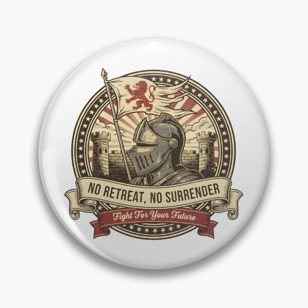 Item preview, No Retreat, No Surrender | Fight For Your Future designed and sold by DailyVibesMerch.