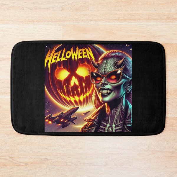 Item preview, Neon Grunge Demonic Cosmic Pumpkin designed and sold by Voodoo Store Paranormal Collections.
