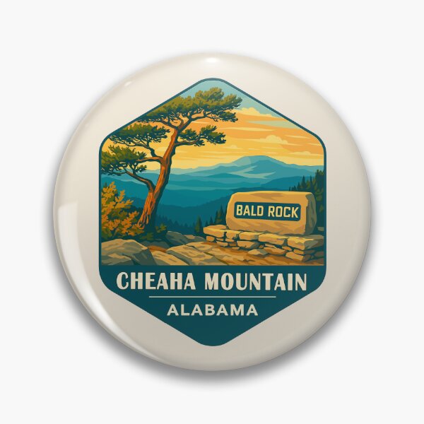 Item preview, Cheaha Mountain Vista – Alabama Vector Landscape designed and sold by Gideon Emmerich.