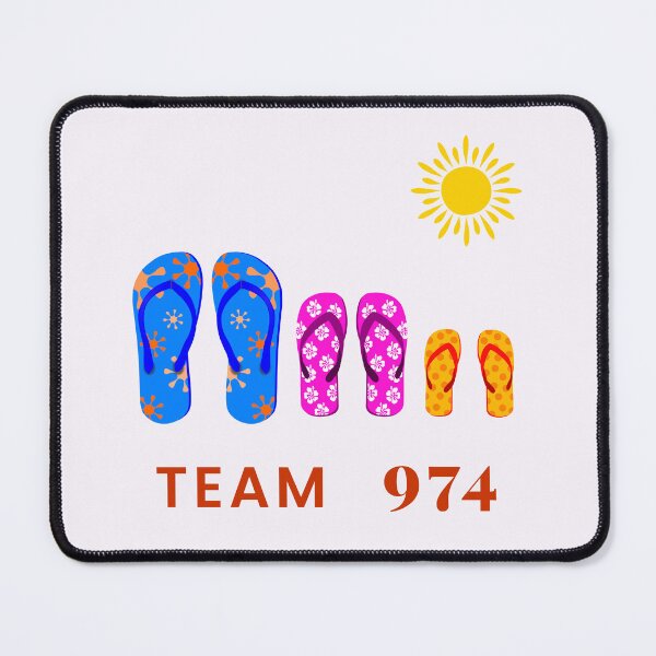 Item preview, TEAM 974 flip-flops designed and sold by KONTOUR-SOMIN.
