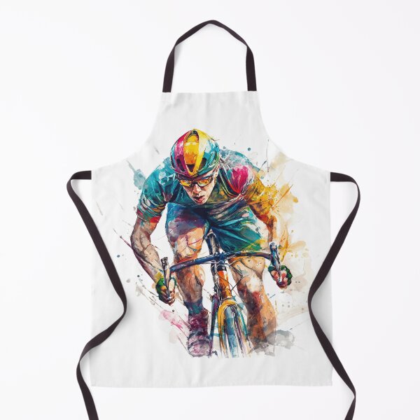 Item preview, Hardcore Watercolor Cyclist designed and sold by NAIRVANA.