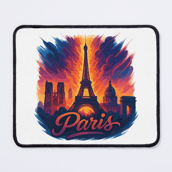 Item preview, Paris capital France silhouette gift designed and sold by Pineapple-Tree.