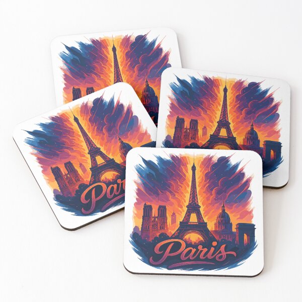 Item preview, Paris capital France silhouette gift designed and sold by Pineapple-Tree.