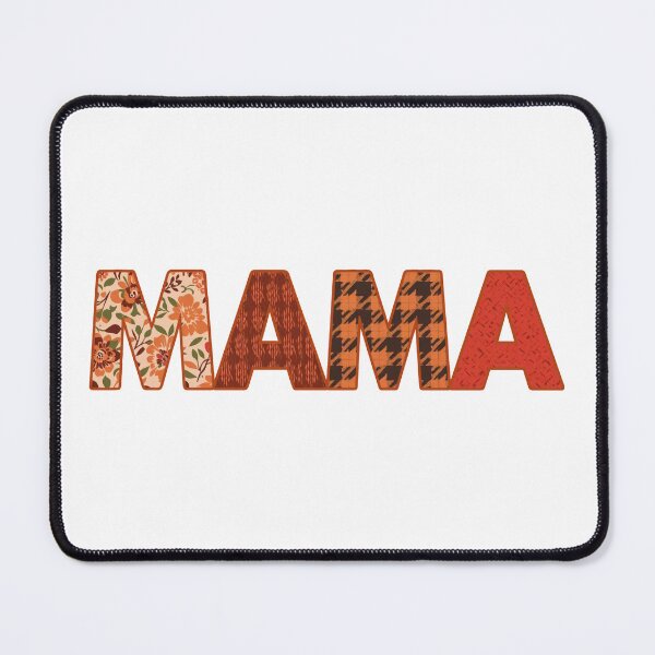 Item preview, Rust Orange MAMA Plaid Knit T-Shirt, Cozy Autumn Mama Bear Trendy Tee designed and sold by Khokha80.