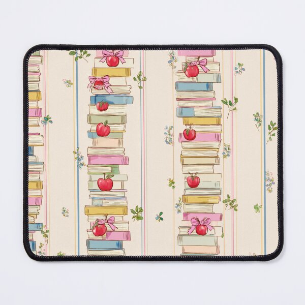 Item preview, Vintage Cottagecore Books and Stripes designed and sold by RowanDraco.
