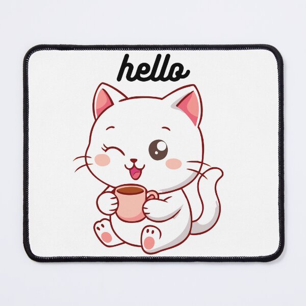 Item preview, ''Winking Kawaii Coffee Cat'' designed and sold by Stalyalya.