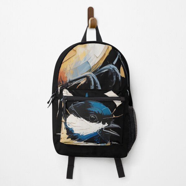 Item preview, Abstract Chickadee — Modern Expressionist Bird Art designed and sold by CalmDownZone ⭐️⭐️⭐️⭐️⭐️.