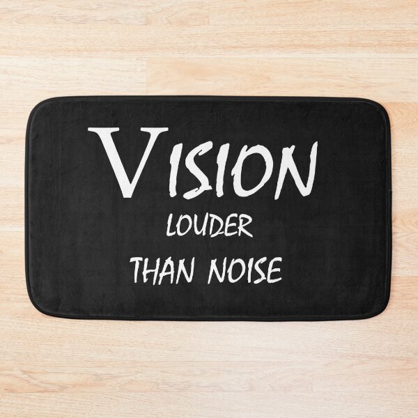 Item preview, Vision Louder Than Noise – Focus & Alpha Mindset Quote Design designed and sold by ArtNestVerse.
