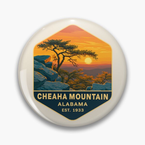 Item preview, Cheaha Mountain Vista – Alabama Vector Landscape designed and sold by Gideon Emmerich.