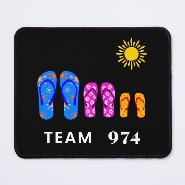 Item preview, TEAM 974 flip-flops designed and sold by KONTOUR-SOMIN.