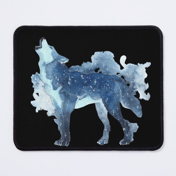 Item preview, Starry Howling Wolf designed and sold by Threeleaves.