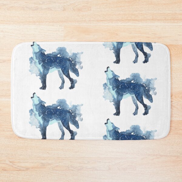Item preview, Starry Howling Wolf designed and sold by Threeleaves.