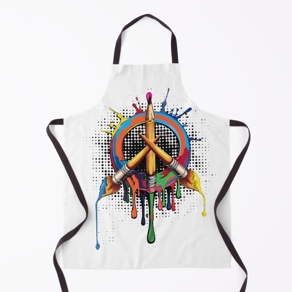 Item preview, Art Peace Symbol Brush and Pencil Essential  designed and sold by SaltCreatives.