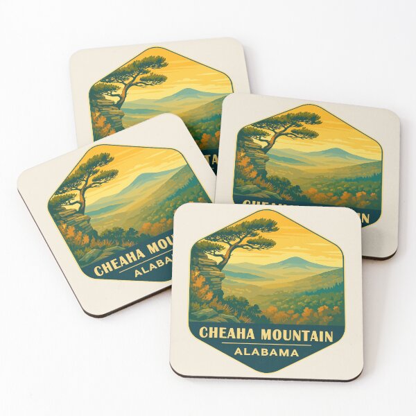Item preview, Cheaha Mountain Vista – Alabama Vector Landscape designed and sold by Gideon Emmerich.