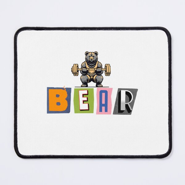 Item preview, Strong Bear Gym Design – Funny Weightlifting Bear Artwork for Fitness Lovers designed and sold by Abderraim12.