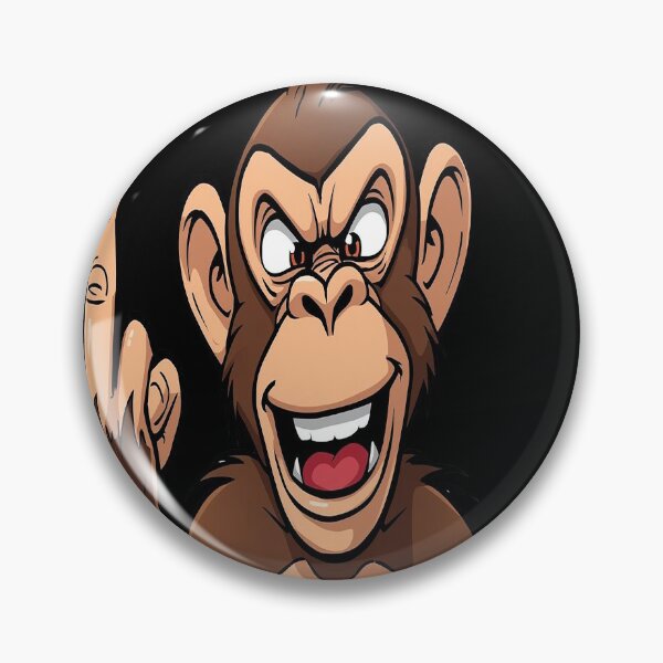 Item preview, Rude Monkey Cartoon – Funny Middle Finger Monkey Design designed and sold by MODENESTY.