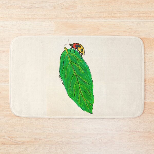 Item preview, Camellia Shield Bug on a Tea Leaf designed and sold by Thoughtfulbugs.