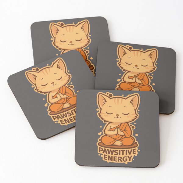 Item preview, PAWSITIVE ENERGY CUTE CALM KITTY GIFT FOR GOOD ENERGY designed and sold by Plant On Demand.