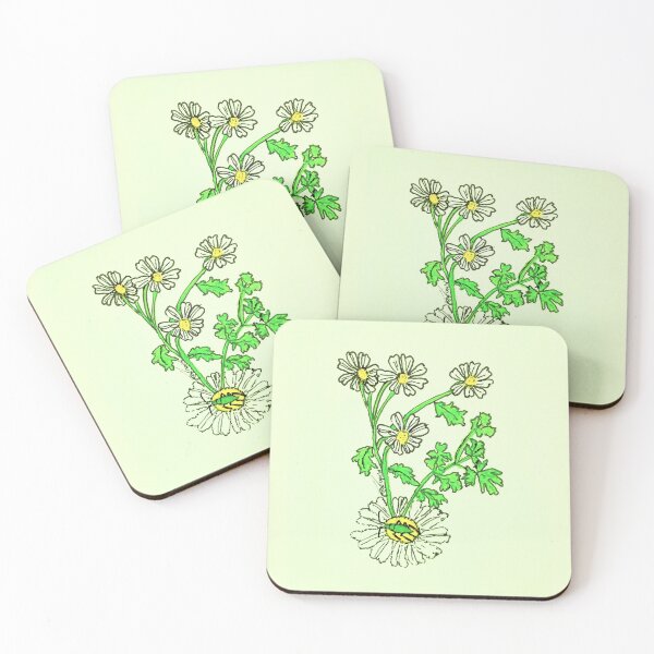 Item preview, Green Capsid Bug on Chamomile designed and sold by Thoughtfulbugs.