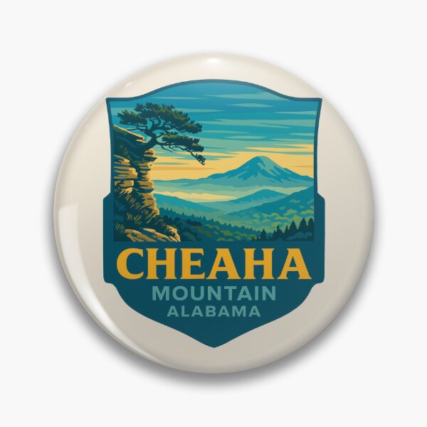 Artikelvorschau, Cheaha Mountain Vista – Alabama Vektorlandschaft entworfen und verkauft von Gideon Emmerich.