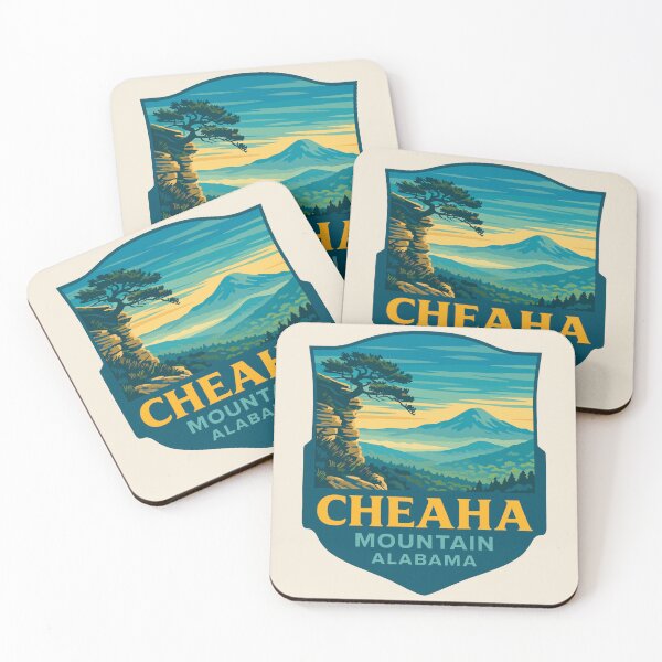 Item preview, Cheaha Mountain Vista – Alabama Vector Landscape designed and sold by Gideon Emmerich.