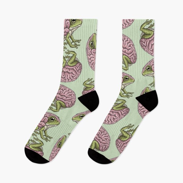 Item preview, Brain Frog | Address Your Brain Fog designed and sold by QuirkyGuacamole.