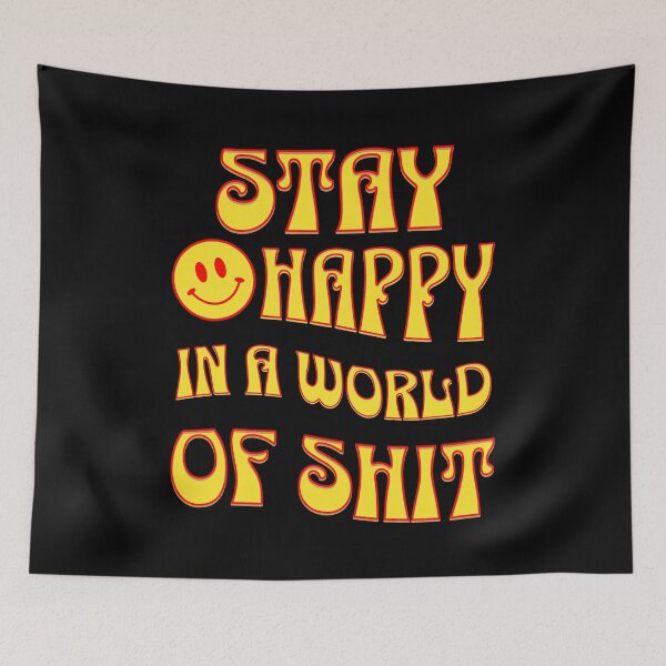 Item preview, Stay Happy - positive smiley design. designed and sold by ReneMM.