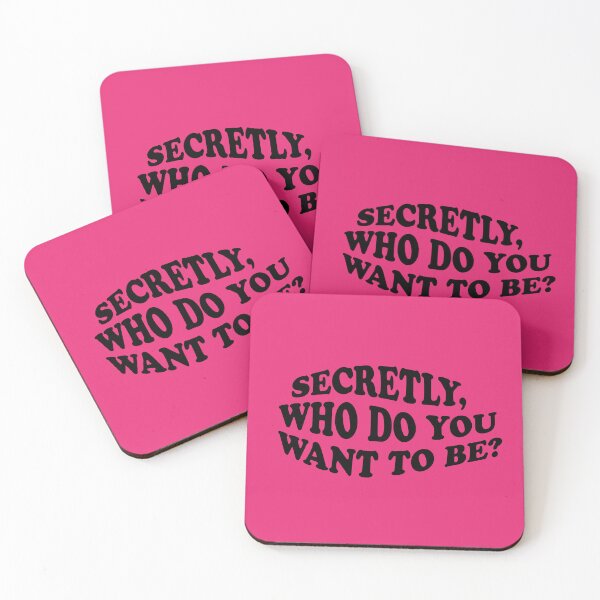 Item preview, Secretly Who Do You Want To Be ? designed and sold by The Sticker Bureau.