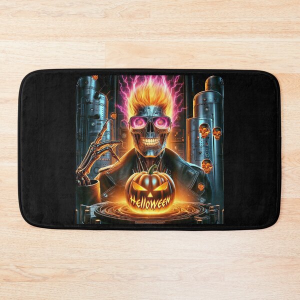 Item preview, Cyberpunk Horror Fiery Skeleton Demon designed and sold by Voodoo Store Paranormal Collections.