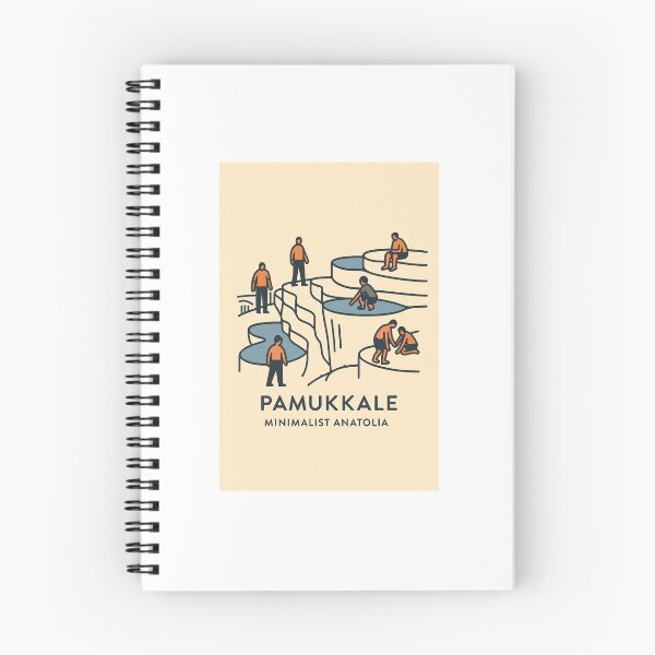 Item preview, Pamukkale Travertines – Minimalist Anatolia | Thermal Pools Design designed and sold by artgemuda.
