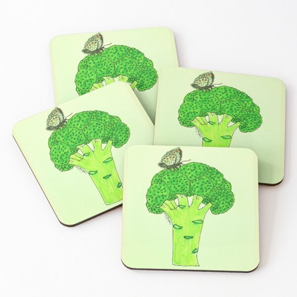Item preview, Brown Argus on Broccoli designed and sold by Thoughtfulbugs.