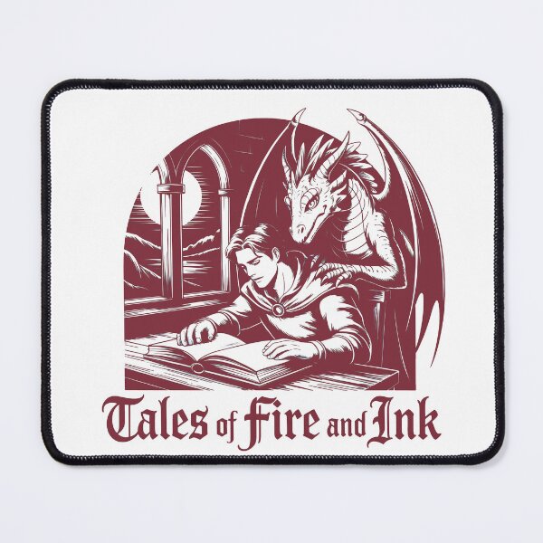 Item preview, Gothic Scholar Beneath the Dragon’s Wing designed and sold by SplashTastic.