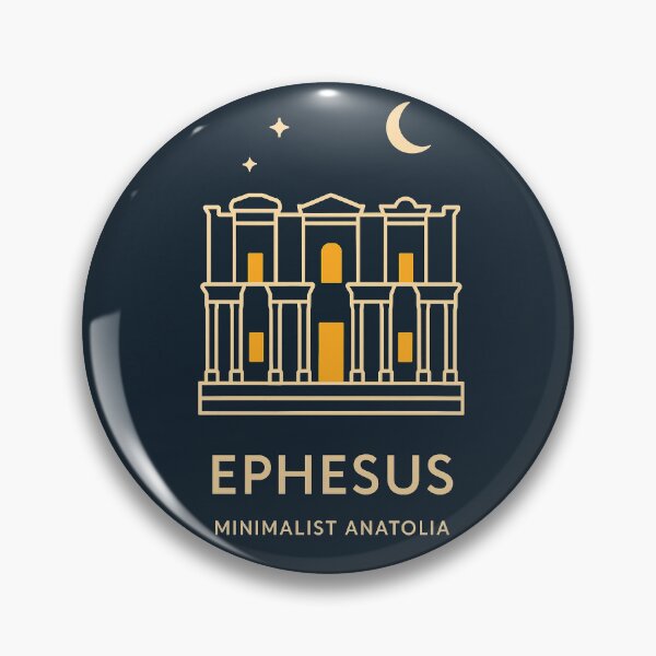 Item preview, Ephesus – Minimalist Anatolia | Celsus Library Design designed and sold by artgemuda.
