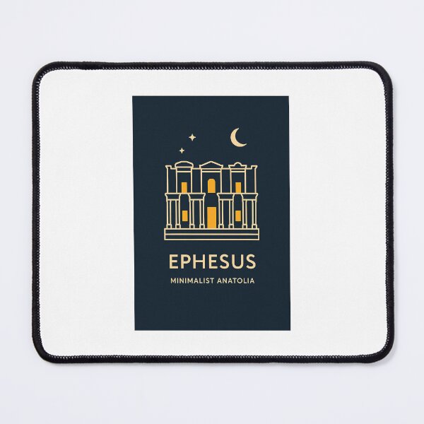 Item preview, Ephesus – Minimalist Anatolia | Celsus Library Design designed and sold by artgemuda.