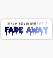 Logic - Fade Away Sticker