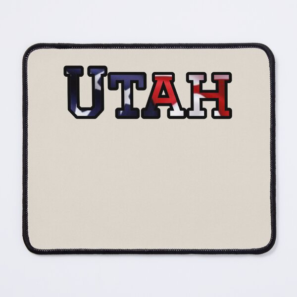 Item preview, Utah USA Flag Typography – Patriotic Stars and Stripes American Pride Design designed and sold by Long Family Gifts.