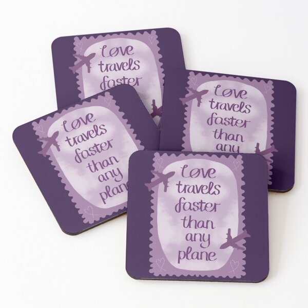 Item preview, Love Travels Faster Than Any Plane designed and sold by TwinkleBellStudio.