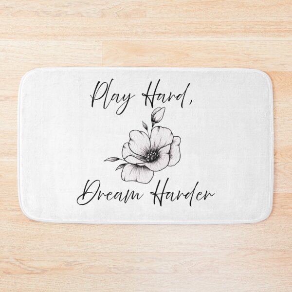 Item preview, Play Hard, Dream Harder – Motivational Quote Design designed and sold by Ditstyle.