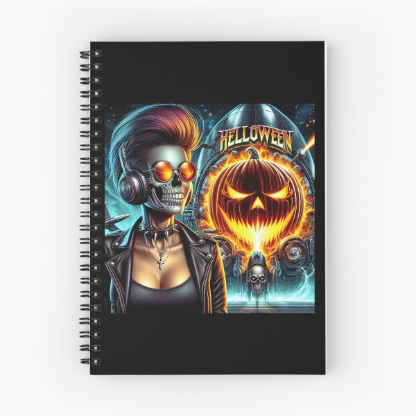 Item preview, Cyborg Pumpkin Rocket Neon Explosion designed and sold by Voodoo Store Paranormal Collections.