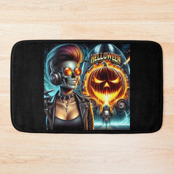 Item preview, Cyborg Pumpkin Rocket Neon Explosion designed and sold by Voodoo Store Paranormal Collections.
